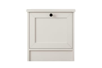 Ovril Nattbord 45 cm - Matt Hvit - Møbler - Bord - Avlastningsbord - Sengebord & nattbord