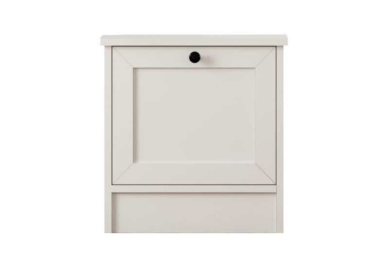 Ovril Nattbord 45 cm, Matt Hvit