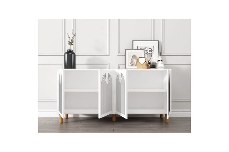 Ovrin Konsollbord 150 cm - Hvit - Møbler - Bord - Avlastningsbord - Gangbord