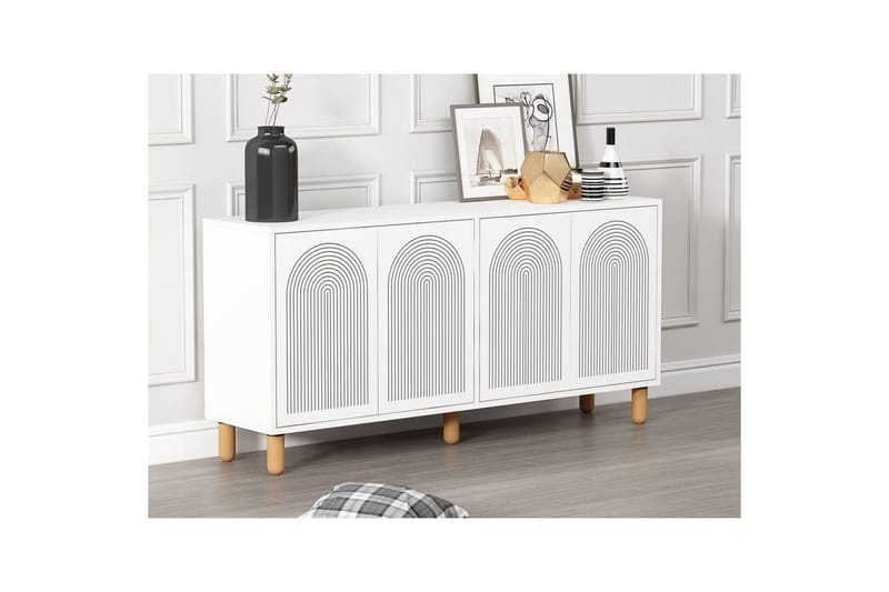 Ovrin Konsollbord 150 cm - Hvit - Møbler - Bord - Avlastningsbord - Gangbord