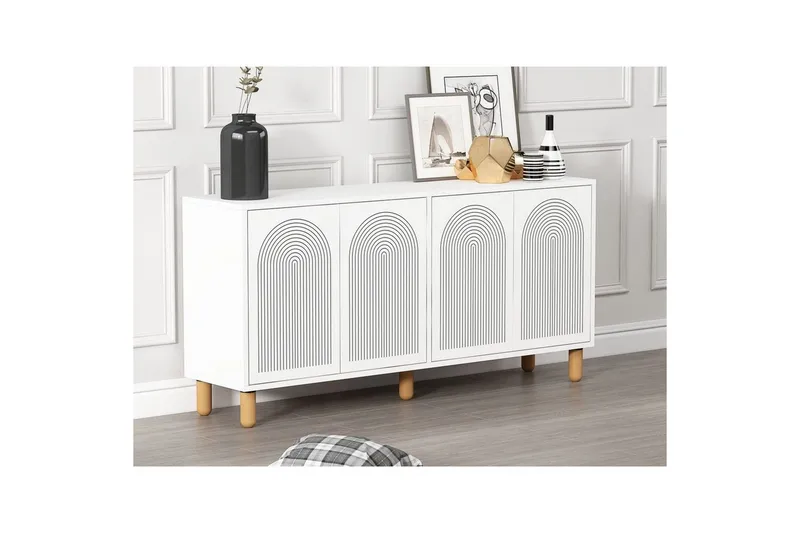 Ovrin Konsollbord 150 cm - Hvit - Møbler - Bord - Avlastningsbord - Gangbord