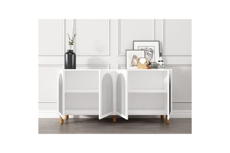 Ovrin Konsollbord 150 cm - Hvit - Møbler - Bord - Avlastningsbord - Gangbord