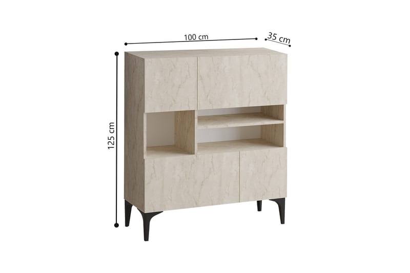 Palaio Konsollbord 100 cm - Beige - Møbler - Bord - Avlastningsbord - Gangbord