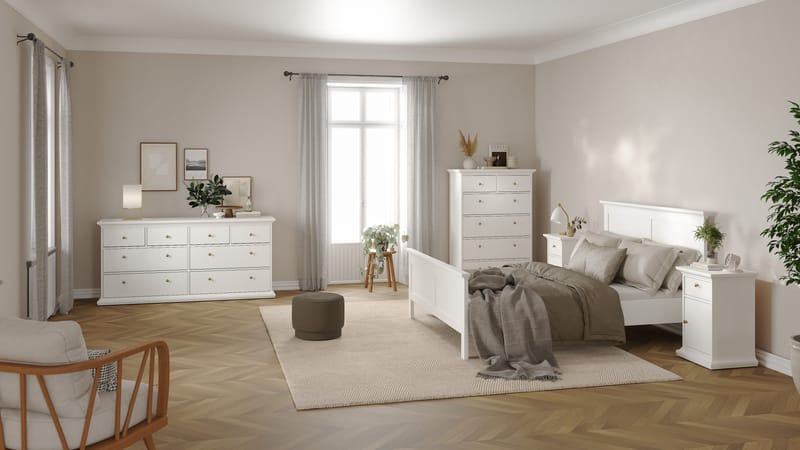 Paris Nattbord 43x40x59 cm - Møbler - Bord - Avlastningsbord - Sengebord & nattbord