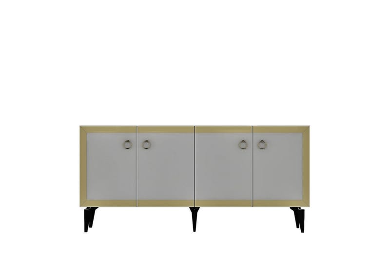Petrolla Konsollbord 150 cm - Gull/Svart/Hvit - Møbler - Bord - Avlastningsbord - Gangbord