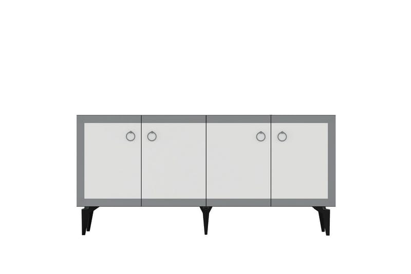 Petrolla Konsollbord 150 cm - Svart/Hvit/Sølv - Møbler - Bord - Avlastningsbord - Gangbord