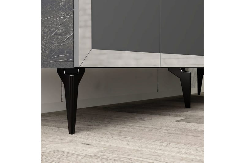 Petrolla Konsollbord 150 cm - Svart/Sølv/Antrasitt - Møbler - Bord - Avlastningsbord - Gangbord