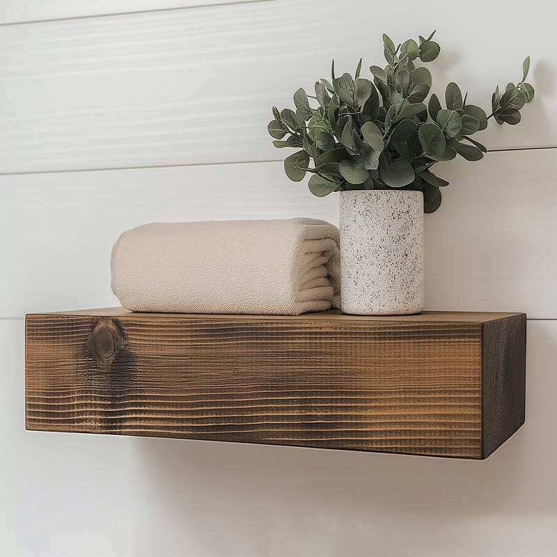 Decorative Wooden Wall Shelf Hanah Home - Møbler - Bord - Avlastningsbord - Pidestall & søylebord