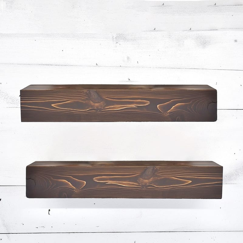 Decorative Wooden Wall Shelf Hanah Home - Møbler - Bord - Avlastningsbord - Pidestall & søylebord