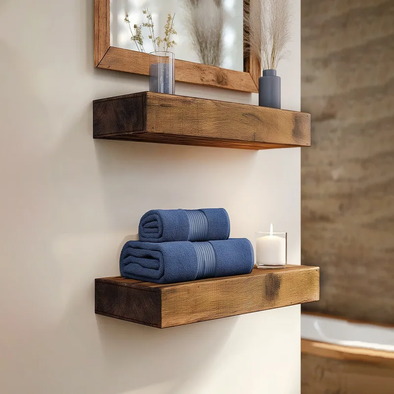 Decorative Wooden Wall Shelf Hanah Home - Møbler - Bord - Avlastningsbord - Pidestall & søylebord