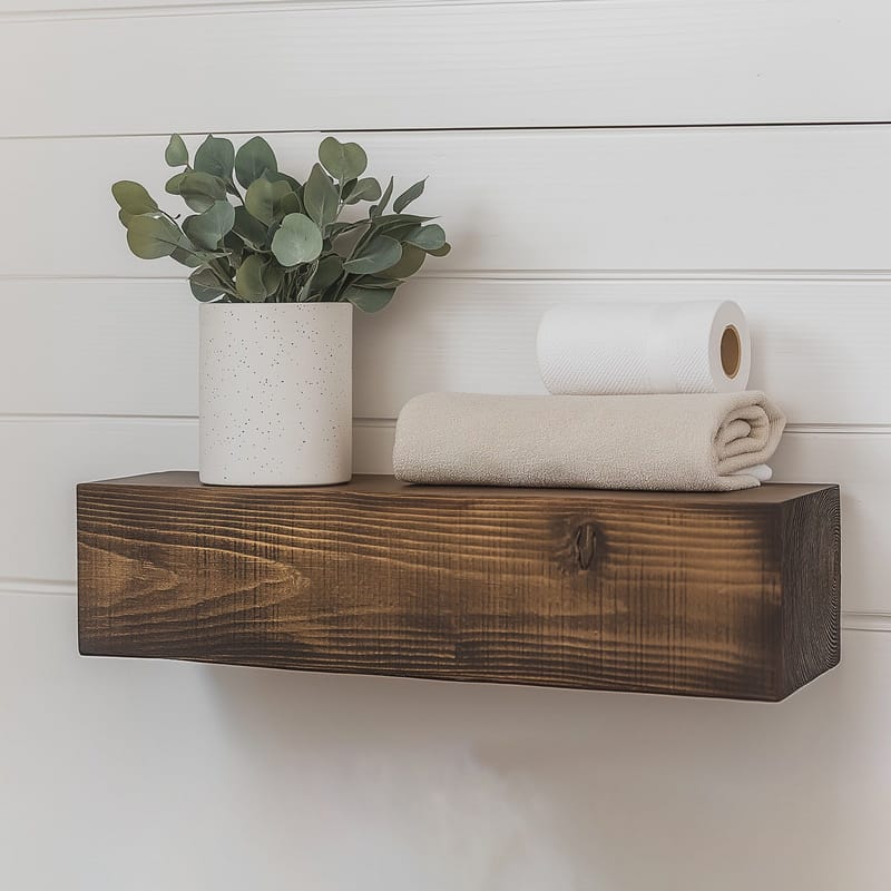 Decorative Wooden Wall Shelf Hanah Home - Møbler - Bord - Avlastningsbord - Pidestall & søylebord