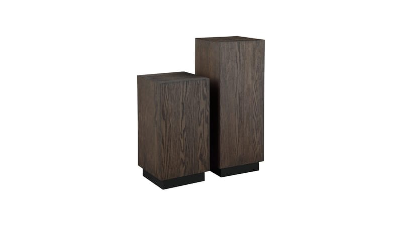 Pidestall Vargen 80 cm - Brunlakkert eik - Møbler - Bord - Avlastningsbord - Konsollbord