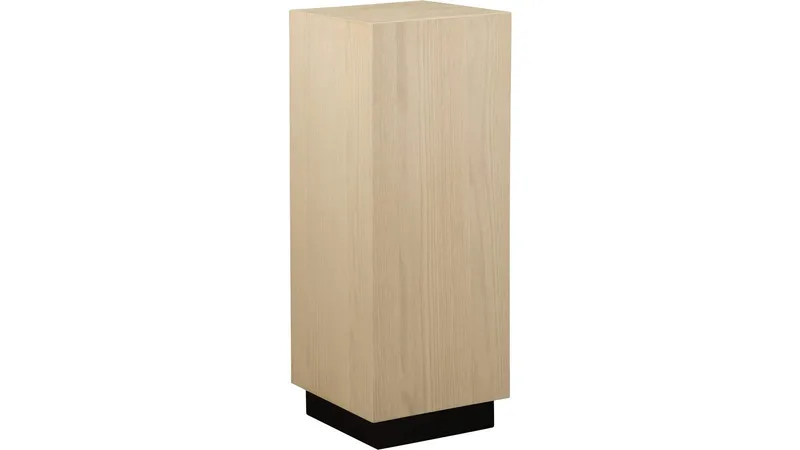 Pidestall Vargen 80 cm, Hvitpigmentert eik