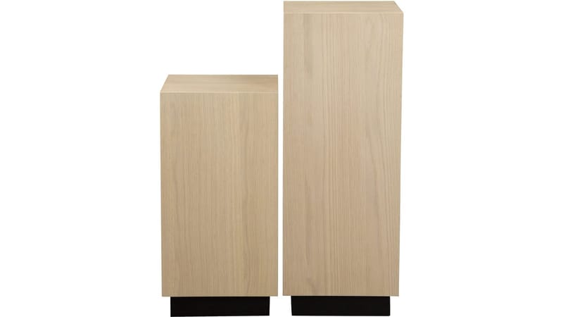 Pidestall Vargen 80 cm - Hvitpigmentert eik - Møbler - Bord - Avlastningsbord - Konsollbord