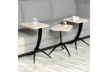Pion Settbord - Beige - Møbler - Bord - Avlastningsbord - Settbord
