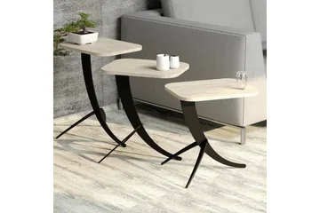 Pion Settbord - Beige - Møbler - Bord - Avlastningsbord - Settbord