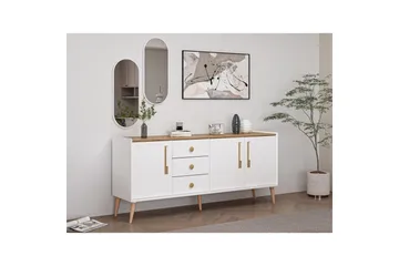 Ralor Konsollbord 180 cm - Hvit - Møbler - Bord - Avlastningsbord - Gangbord