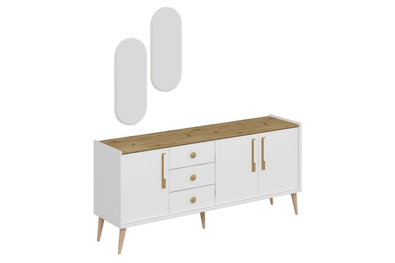 Ralor Konsollbord 180 cm - Hvit - Møbler - Bord - Avlastningsbord - Gangbord