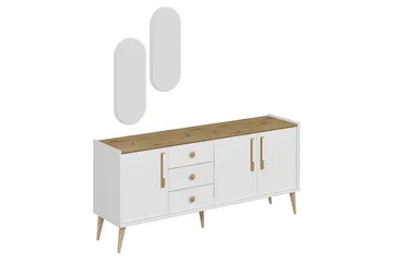 Ralor Konsollbord 180 cm - Hvit - Møbler - Bord - Avlastningsbord - Gangbord