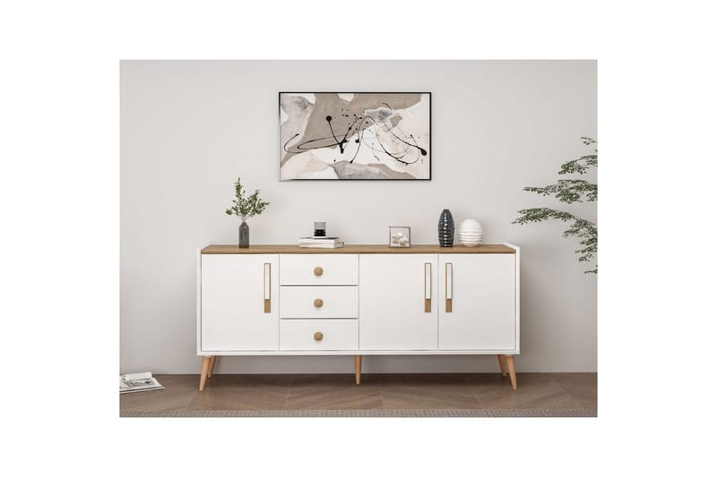 Ralor Konsollbord 180 cm - Hvit - Møbler - Bord - Avlastningsbord - Gangbord