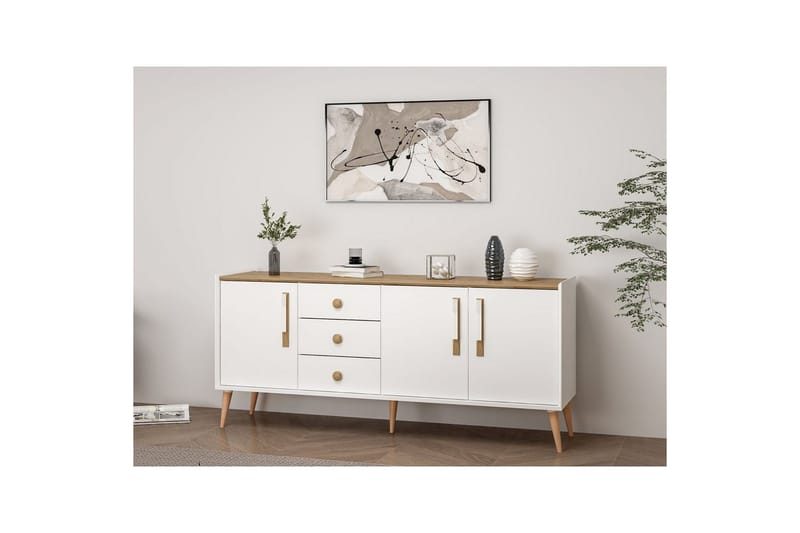 Ralor Konsollbord 180 cm - Hvit - Møbler - Bord - Avlastningsbord - Gangbord
