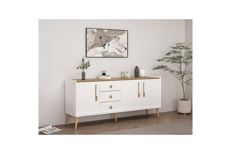 Ralor Konsollbord 180 cm - Hvit - Møbler - Bord - Avlastningsbord - Gangbord