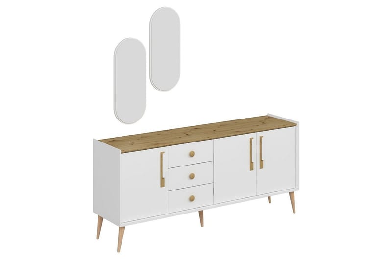 Ralor Konsollbord 180 cm - Hvit - Møbler - Bord - Avlastningsbord - Gangbord