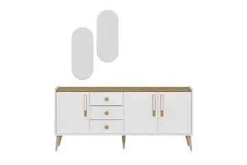 Ralor Konsollbord 180 cm - Hvit - Møbler - Bord - Avlastningsbord - Gangbord