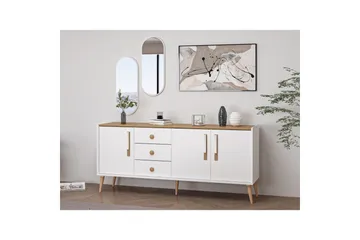 Ralor Konsollbord 180 cm - Hvit - Møbler - Bord - Avlastningsbord - Gangbord