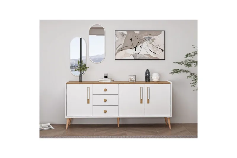 Ralor Konsollbord 180 cm - Hvit - Møbler - Bord - Avlastningsbord - Gangbord