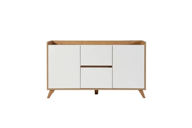 Ranko Konsollbord 139.8 cm - Hvit/Lysfarget tre - Møbler - Bord - Avlastningsbord - Gangbord