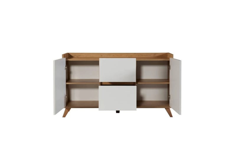Ranko Konsollbord 139.8 cm - Hvit/Lysfarget tre - Møbler - Bord - Avlastningsbord - Gangbord