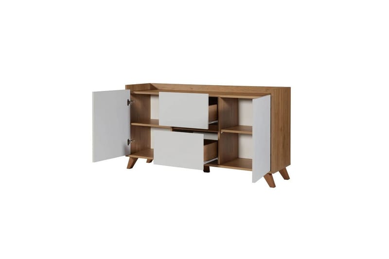Ranko Konsollbord 139.8 cm - Hvit/Lysfarget tre - Møbler - Bord - Avlastningsbord - Gangbord