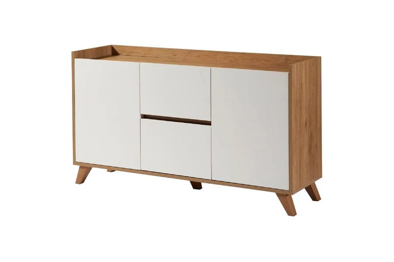 Ranko Konsollbord 139.8 cm - Hvit/Lysfarget tre - Møbler - Bord - Avlastningsbord - Gangbord