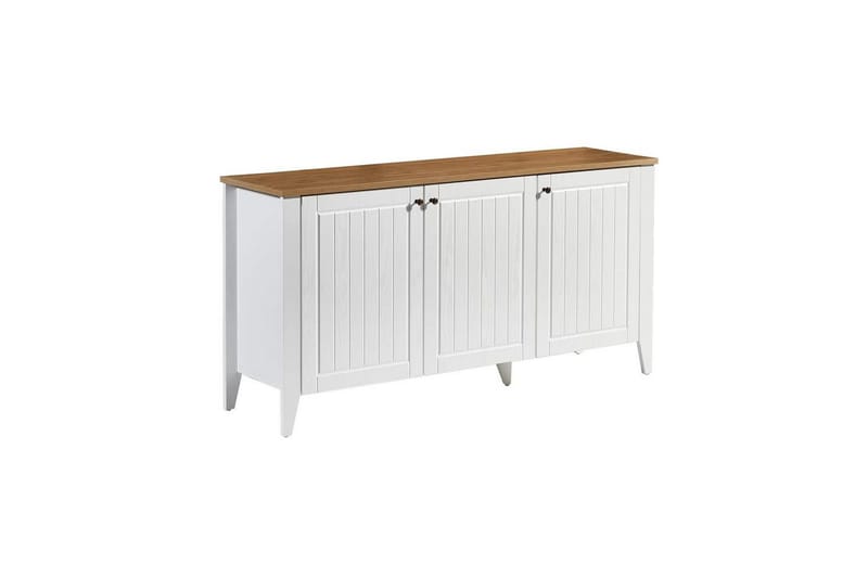 Ranko Konsollbord 150 cm - Mellomfarget tre/Hvit - Møbler - Bord - Avlastningsbord - Gangbord