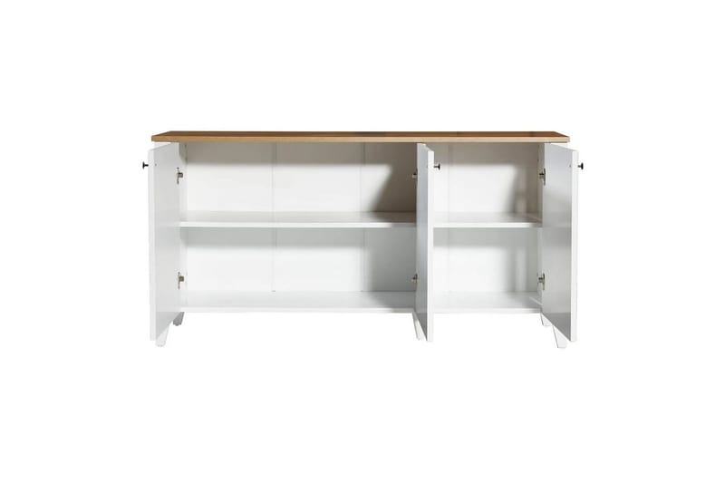 Ranko Konsollbord 150 cm - Mellomfarget tre/Hvit - Møbler - Bord - Avlastningsbord - Gangbord