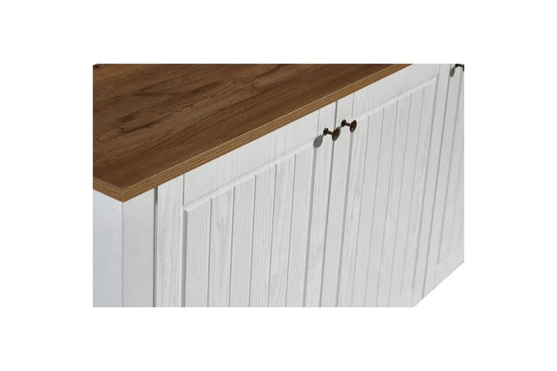 Ranko Konsollbord 150 cm - Mellomfarget tre/Hvit - Møbler - Bord - Avlastningsbord - Gangbord