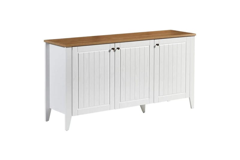 Ranko Konsollbord 150 cm - Mellomfarget tre/Hvit - Møbler - Bord - Avlastningsbord - Gangbord