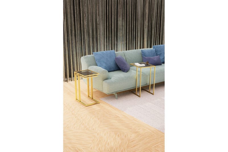 Ransdorp Settbord 42 cm - Gull - Møbler - Bord - Avlastningsbord - Settbord