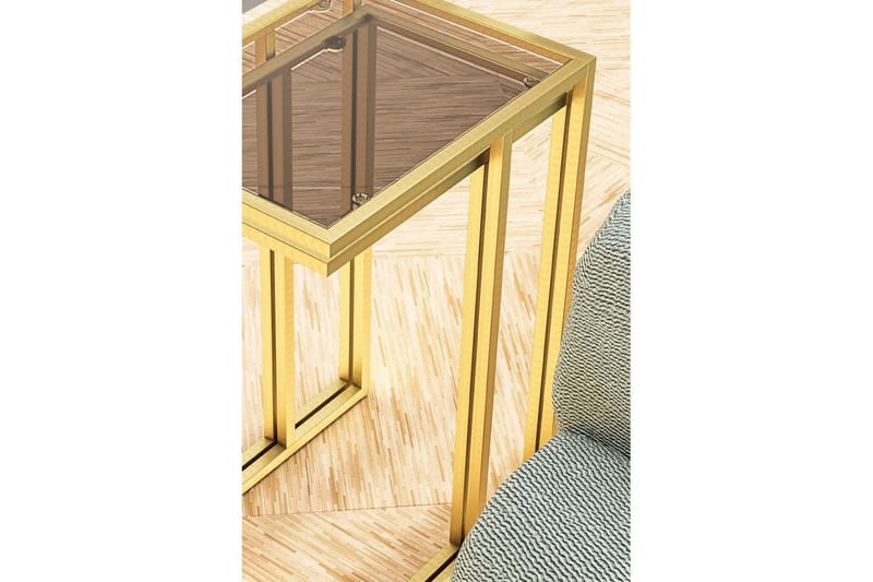 Ransdorp Settbord 42 cm - Gull - Møbler - Bord - Avlastningsbord - Settbord