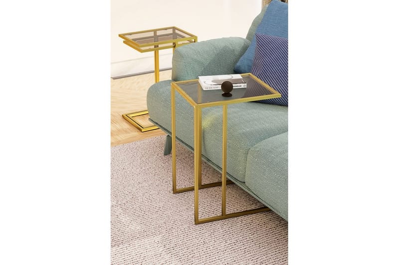 Ransdorp Settbord 42 cm - Gull - Møbler - Bord - Avlastningsbord - Settbord