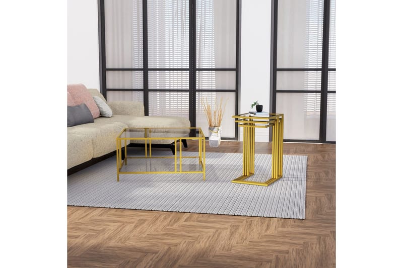 Ransdorp Settbord 42 cm - Gull - Møbler - Bord - Avlastningsbord - Settbord