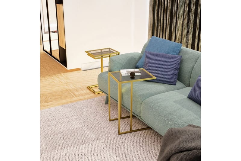 Ransdorp Settbord 42 cm - Gull - Møbler - Bord - Avlastningsbord - Settbord