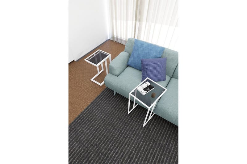 Ransdorp Settbord 42 cm - Hvit - Møbler - Bord - Avlastningsbord - Settbord