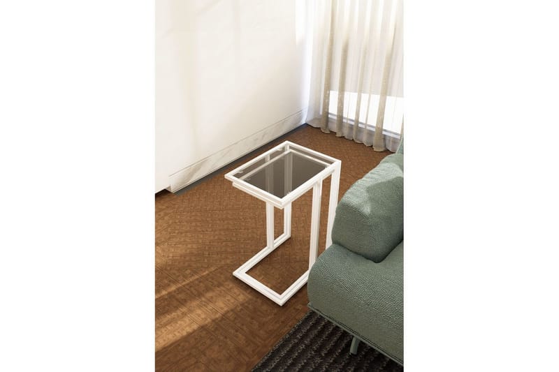 Ransdorp Settbord 42 cm - Hvit - Møbler - Bord - Avlastningsbord - Settbord