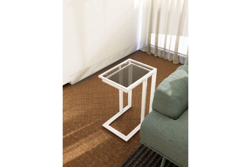 Ransdorp Settbord 42 cm - Hvit - Møbler - Bord - Avlastningsbord - Settbord