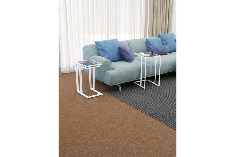 Ransdorp Settbord 42 cm - Hvit - Møbler - Bord - Avlastningsbord - Settbord