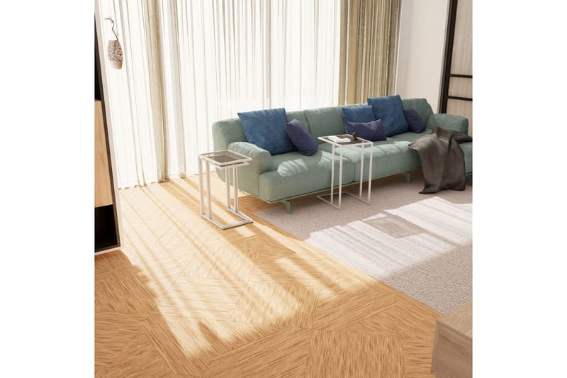 Ransdorp Settbord 42 cm - Hvit - Møbler - Bord - Avlastningsbord - Settbord