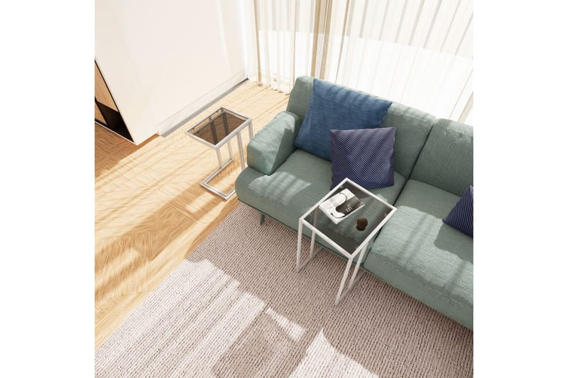 Ransdorp Settbord 42 cm - Hvit - Møbler - Bord - Avlastningsbord - Settbord