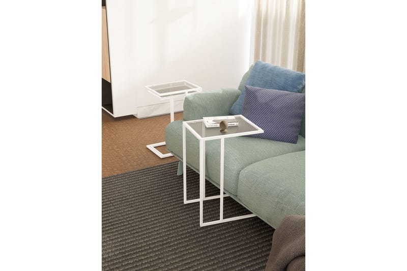 Ransdorp Settbord 42 cm - Hvit - Møbler - Bord - Avlastningsbord - Settbord